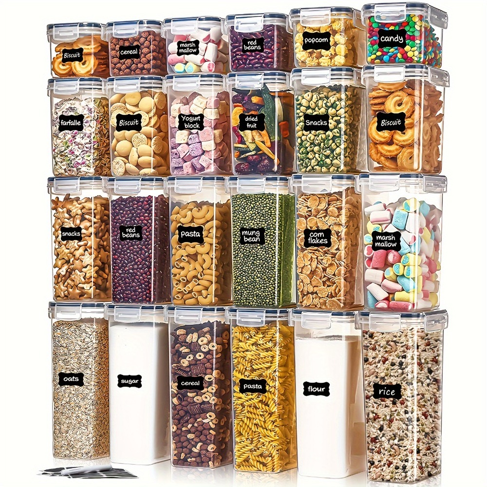 Kitchen Gadgets Wholesale - 24 قطعة من حاويات تخزين الطعام،