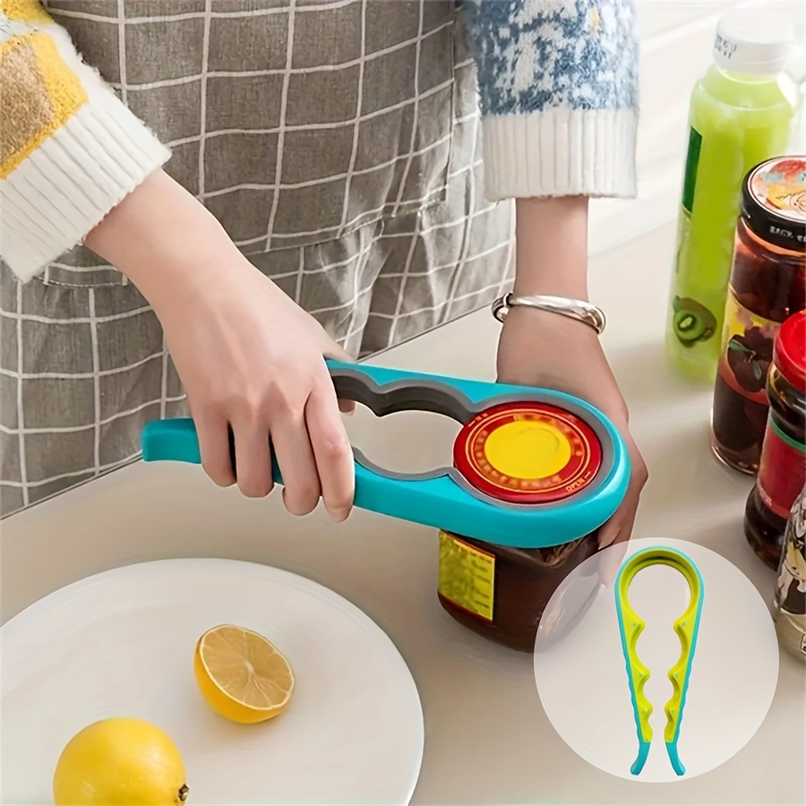 Kitchen Gadgets Jar Openers - فتاحة أغطية الجرار 4 في 1،