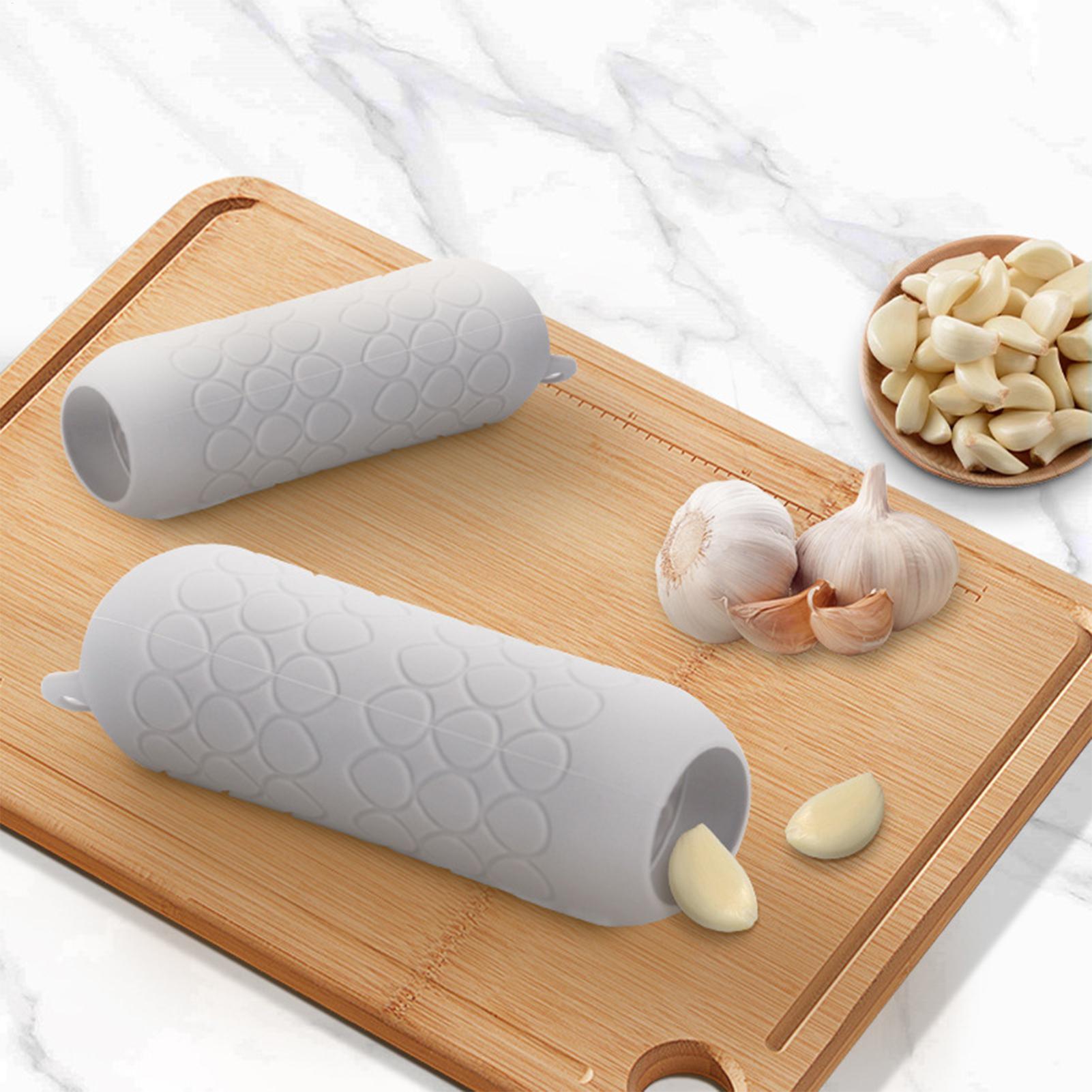 Kitchen Gadgets Dropshipping - أداة تقشير الثوم السيليكونية سهلة الاستخدام