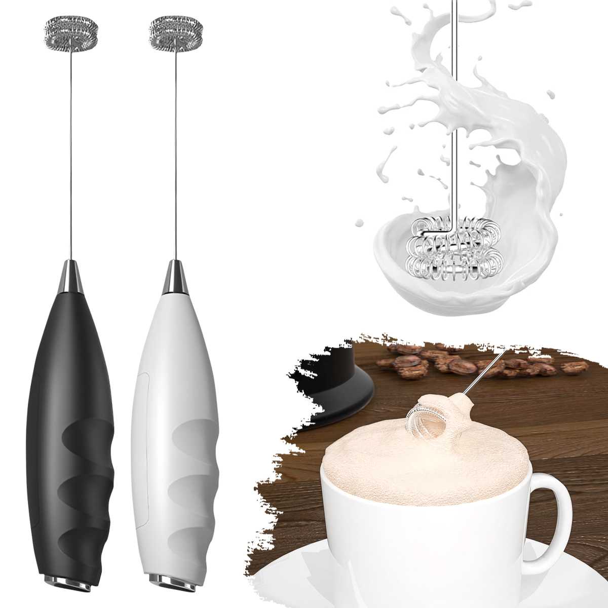 Kitchen Gadgets Blender - خلاط حليب كهربائي للقهوة، خفاقة كهربائية