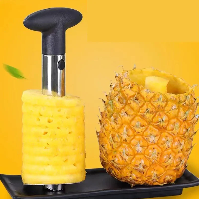 Kitchen Gadgets Hacks - أداة تقطيع وتقشير الأناناس من الفولاذ
