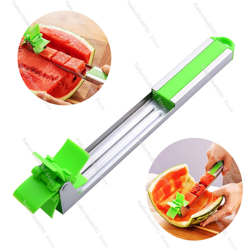 Watermelon Slicer Cutter - قطاعة بطيخ بتصميم طاحونة الهواء، أداة
