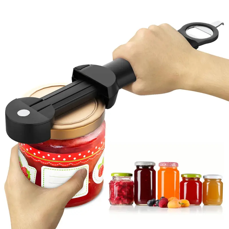 Kitchen Gadgets Jar Openers - فتاحة زجاجات متعددة الوظائف قابلة للتعديل