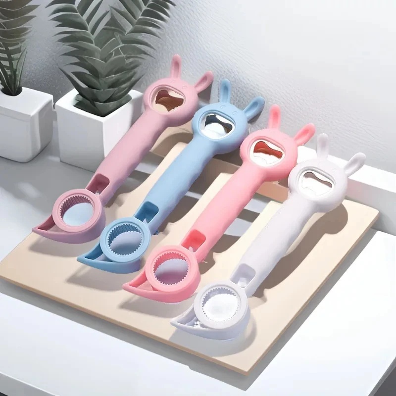 Kitchen Gadgets Jar Openers - فتاحة زجاجات البيرة متعددة الاستخدامات، فتاحة