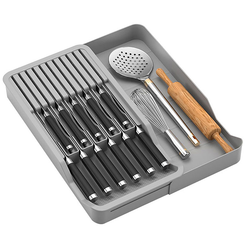 Kitchen Gadgets Hacks - حامل كتلة سكين مع منظم قابل