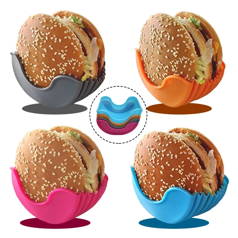 Kitchen Gadgets Dropshipping - اكسسوارات المطبخ سيليكون همبرغر حامل عدم
