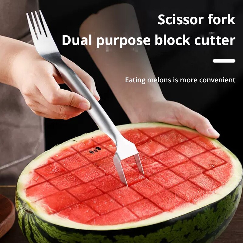 Watermelon Slicer Cutter - 1 قطعة متعددة الأغراض المحمولة 2In1