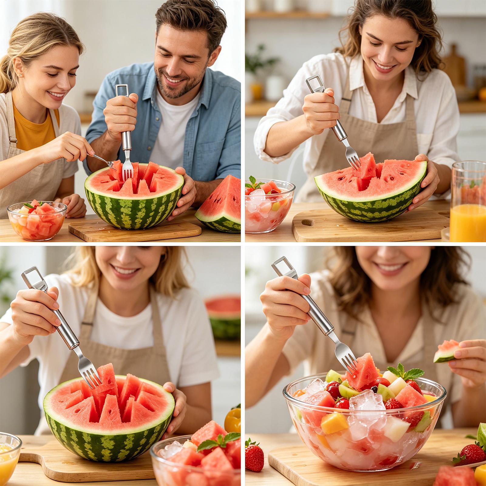 أداة تقطيع البطيخ ذات رأسين، أ - مراجعة Watermelon Slicer Cutter وسعره