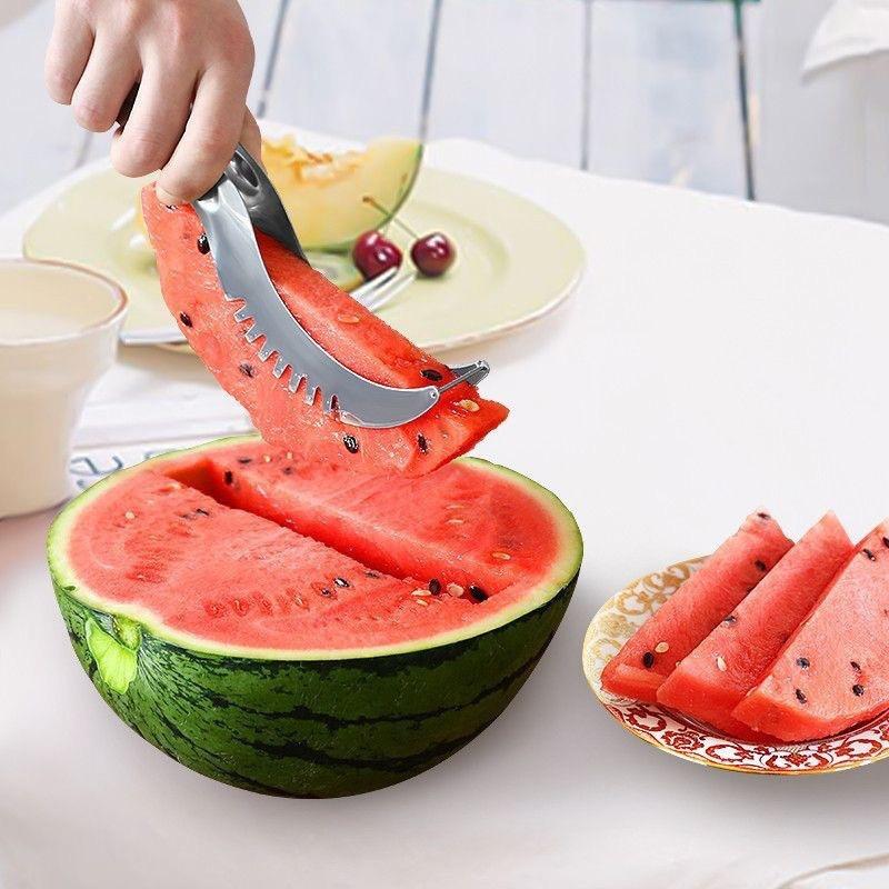 أداة تقطيع البطيخ من الفولاذ ا - مراجعة Watermelon Slicer Cutter وسعره