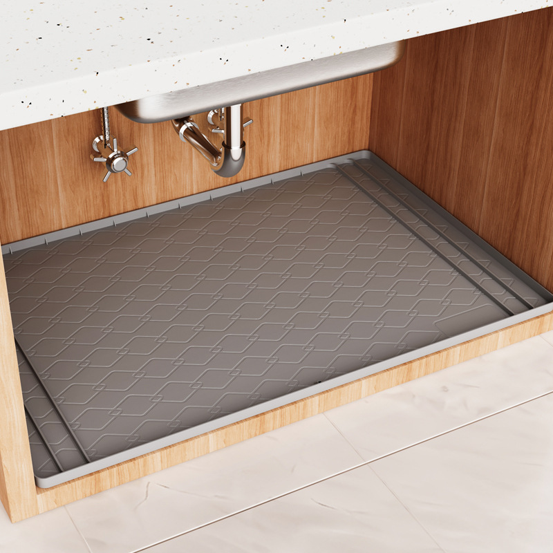 حصيرة سيليكون تحت الحوض، أدوات - مراجعة Kitchen Gadgets Cabinet وسعره
