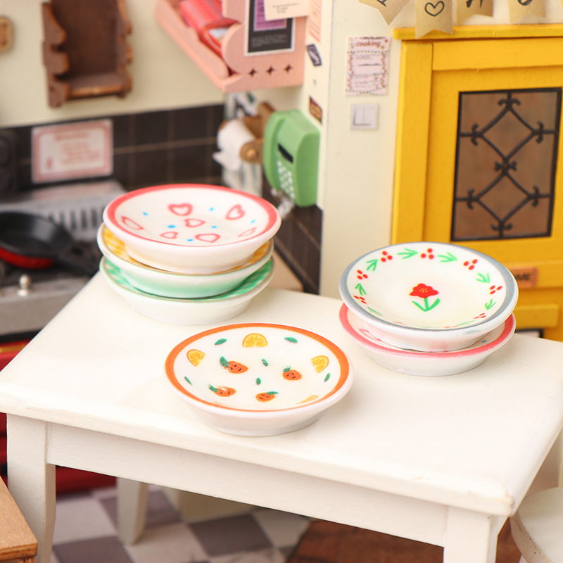 5 قطعة 1/12 دمية أطباق صغيرة أ - مراجعة Kitchen Gadgets Wholesale وسعره