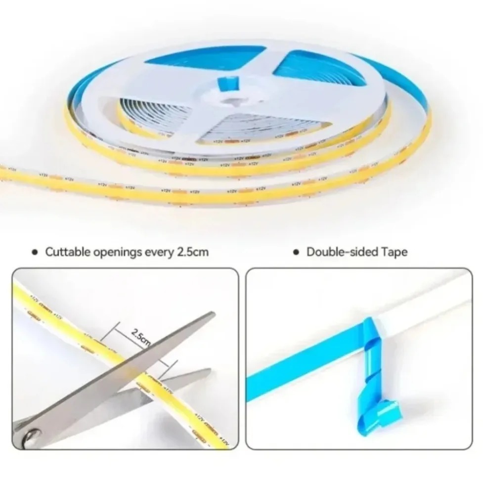 شريط إضاءة LED بتقنية COB مع ت - مراجعة Kitchen Gadgets Cabinet وسعره