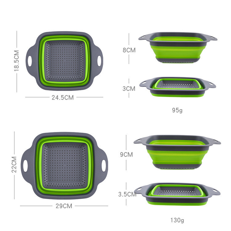 LMETJMA مربع مصفاة قابلة للطي  - مراجعة Kitchen Gadgets Dropshipping وسعره