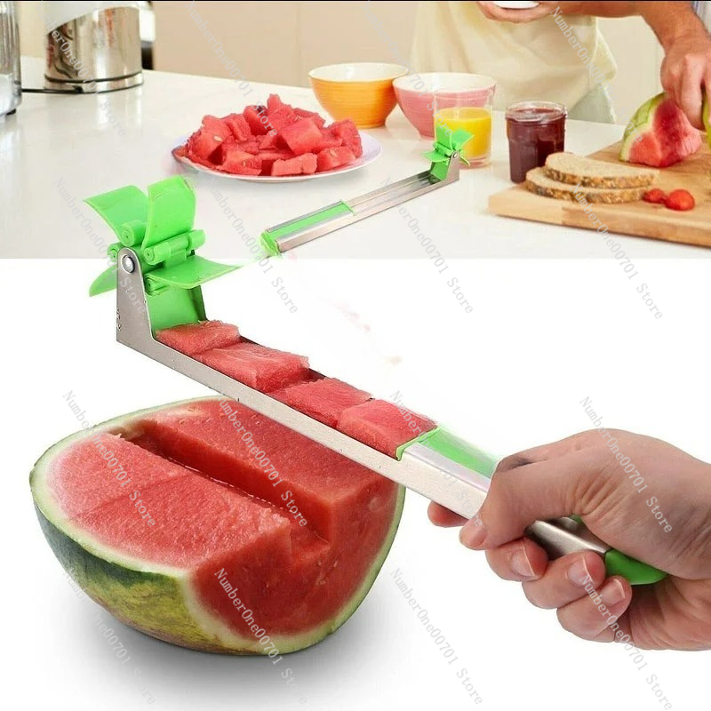 قطاعة بطيخ بتصميم طاحونة الهوا - مراجعة Watermelon Slicer Cutter وسعره
