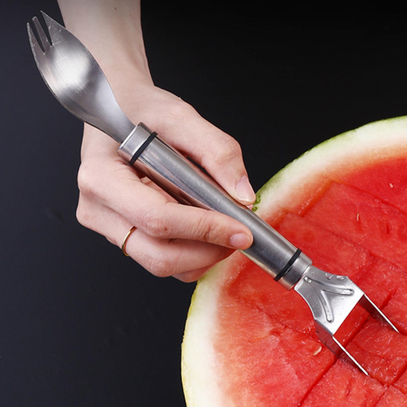 أداة تقطيع البطيخ 2 في 1 مع شو - مراجعة Watermelon Slicer Cutter وسعره