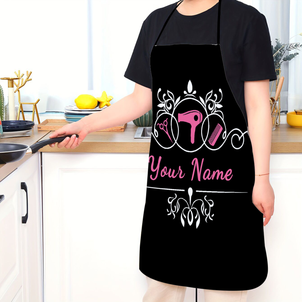 مريلة صالون الشعر اسم شخصي أو  - مراجعة Kitchen Gadgets Name وسعره