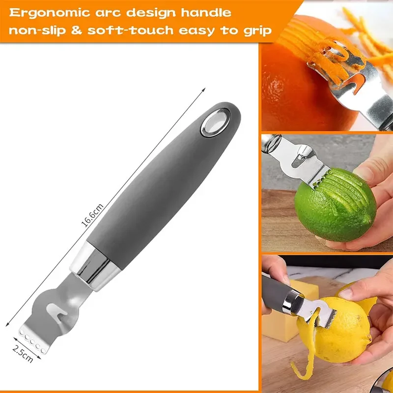 الليمون الحمضيات Zester أداة ا - مراجعة Kitchen Gadgets Hacks وسعره