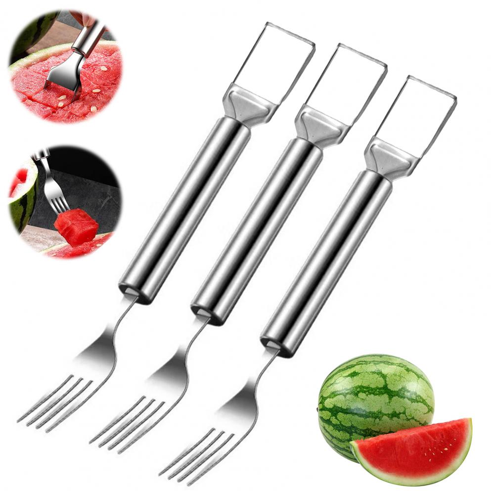 شوكة تقطيع البطيخ من الفولاذ ا - مراجعة Watermelon Slicer Cutter وسعره