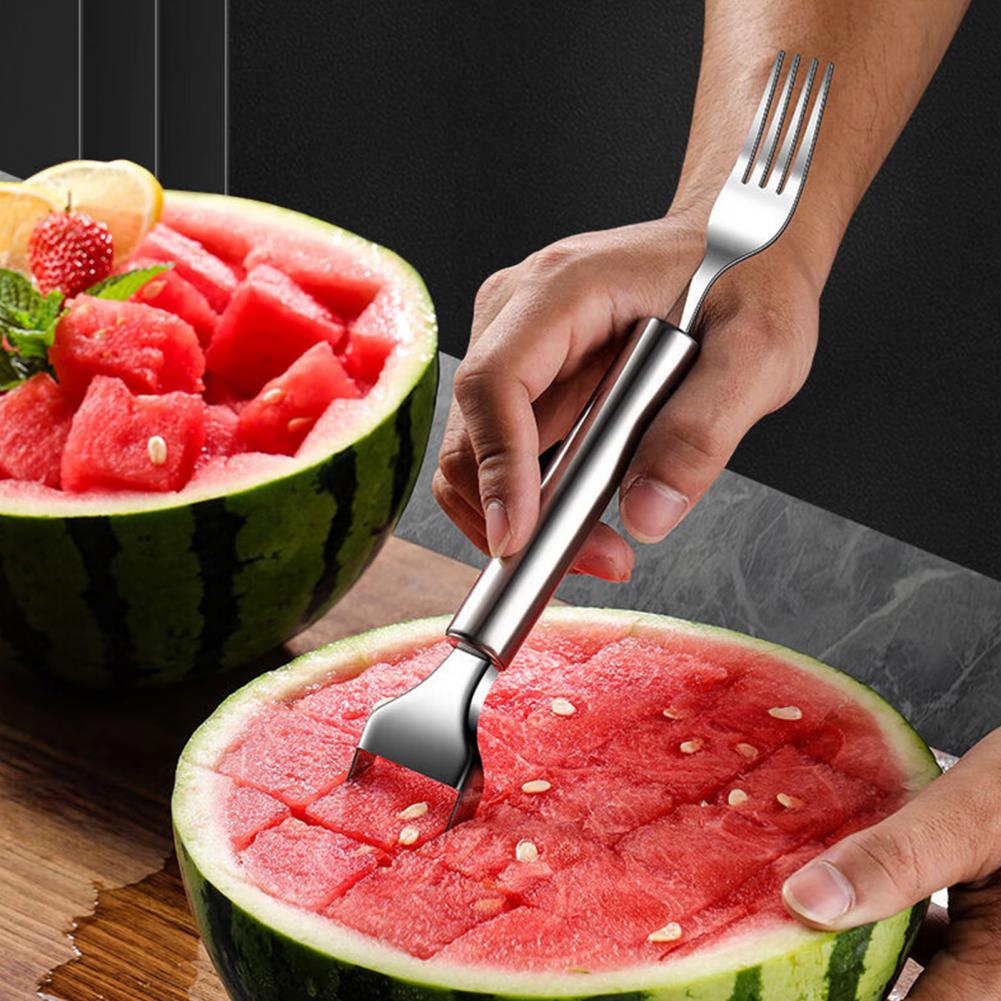 شوكة تقطيع البطيخ من الفولاذ ا - مراجعة Watermelon Slicer Cutter وسعره