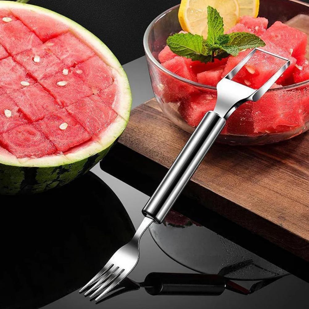 شوكة تقطيع البطيخ من الفولاذ ا - مراجعة Watermelon Slicer Cutter وسعره