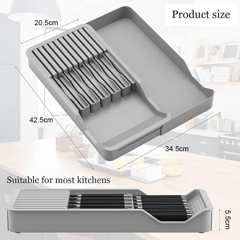 حامل كتلة سكين مع منظم قابل لل - مراجعة Kitchen Gadgets Hacks وسعره