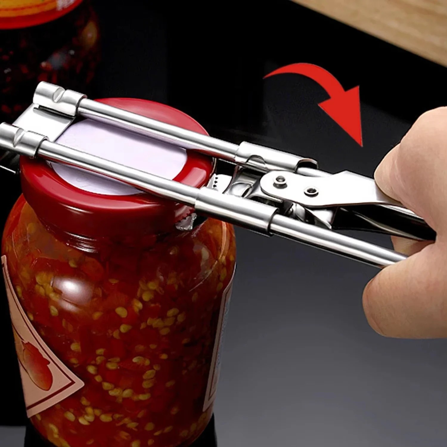 جرة وفتاحة زجاجات متعددة الوظا - مراجعة Kitchen Gadgets Jar Openers وسعره